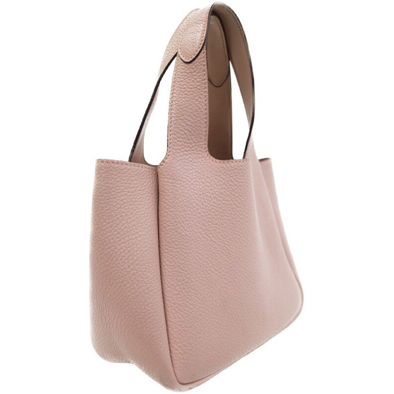 Prada Vitello Daino Tote Powder Dynamique Bag Pink Leather